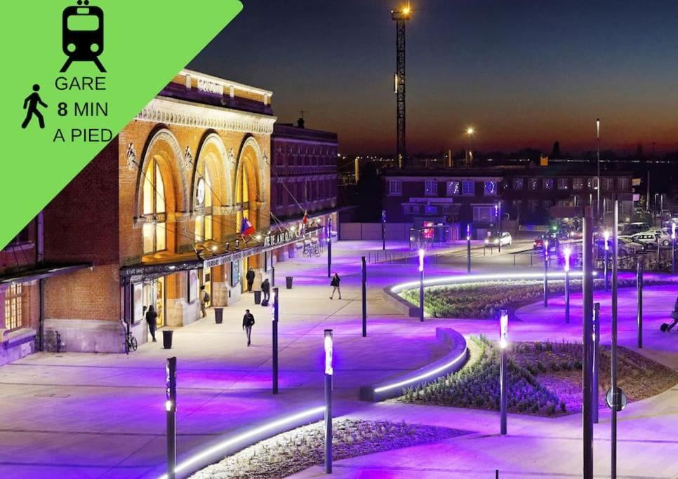 Cosy T2 Wifi Parking Proche Gare Centre Ville Saint-Quentin  Eksteriør bilde